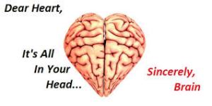 brain and heart cARTOON